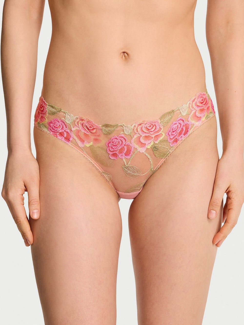 Victoria's Secret Sweet Melody Embroidery Brazilian Panty | Dream Angels